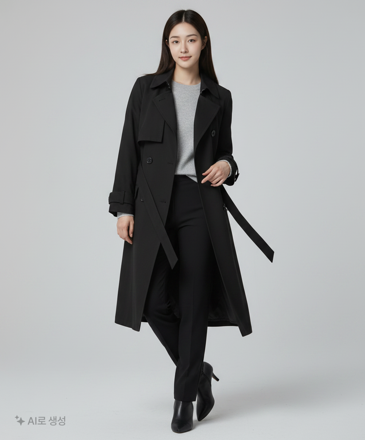 톰보이(TOMBOY) 봄 가을 코트 80-90-160