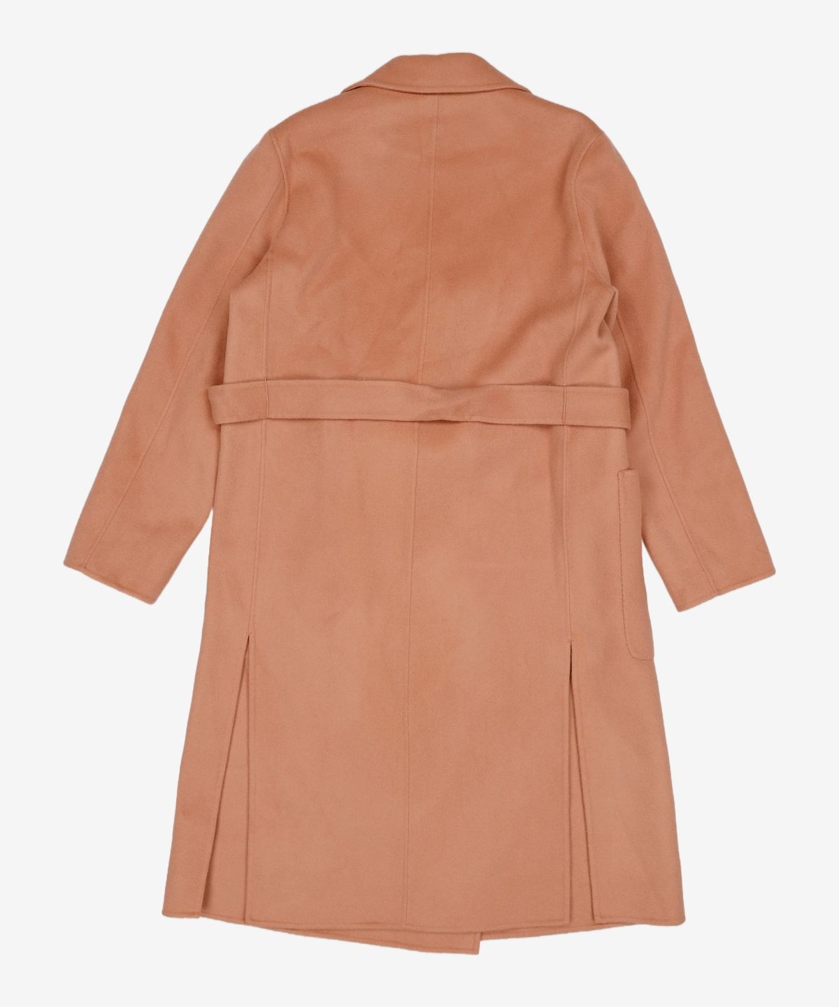 룩캐스트(LOOKAST) PINK CASHMERE NOTCHED LAPEL HANDMADE COAT FREE