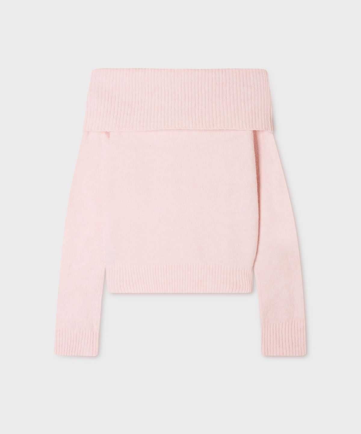 후아유(WHO.A.U) Folded Off-Shoulder Pullover / WHKAG4937F