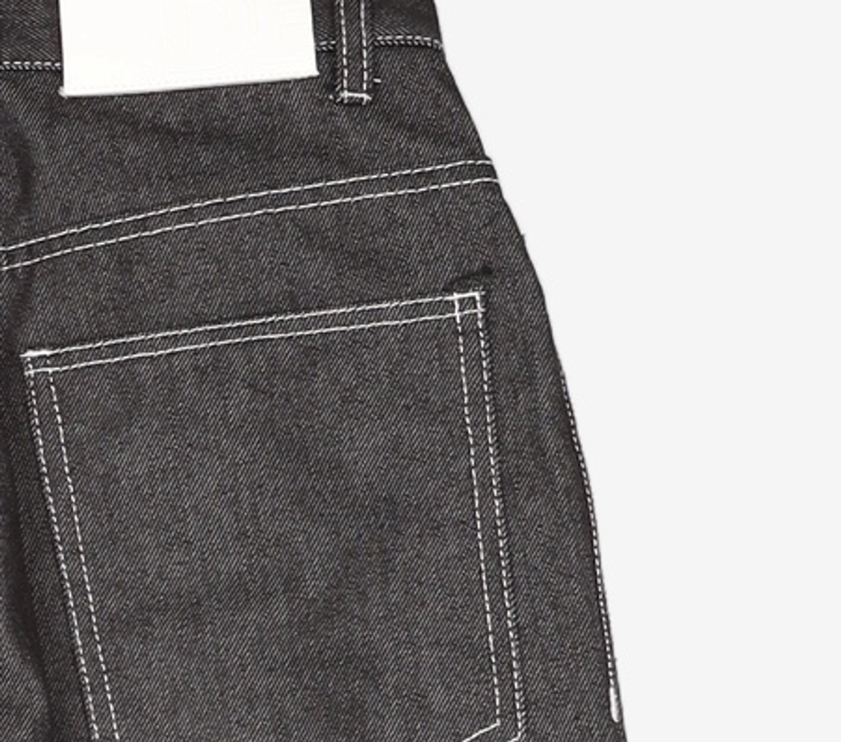데케트(DECET) Deep Pleats Wide Jeans DCPT030Black 26