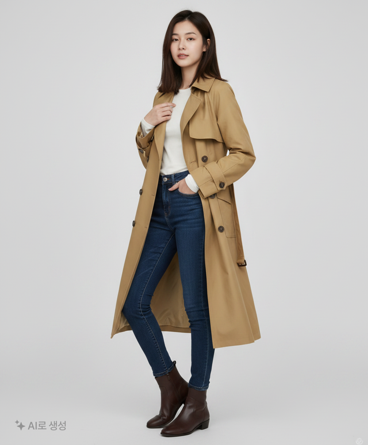 시에로(SIERO) 봄 가을 코트 XS