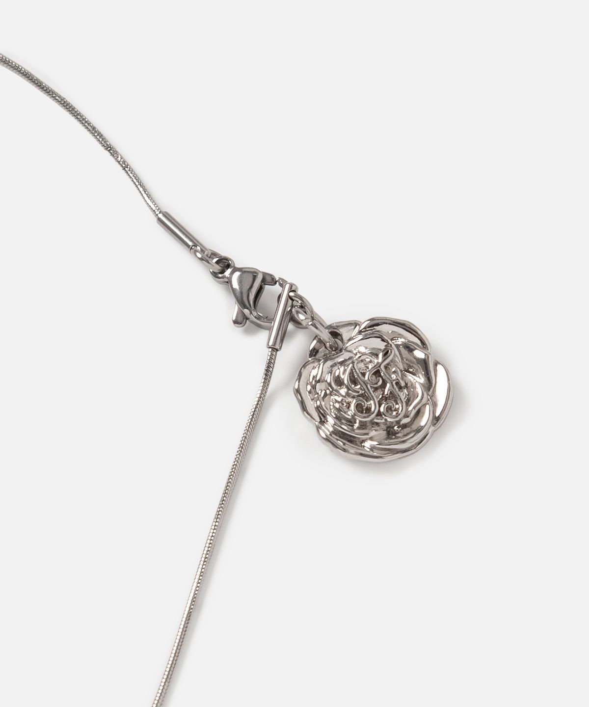 인스턴트펑크(INSTANTFUNK) METAL EARPHONE NECKLACE - SILVER