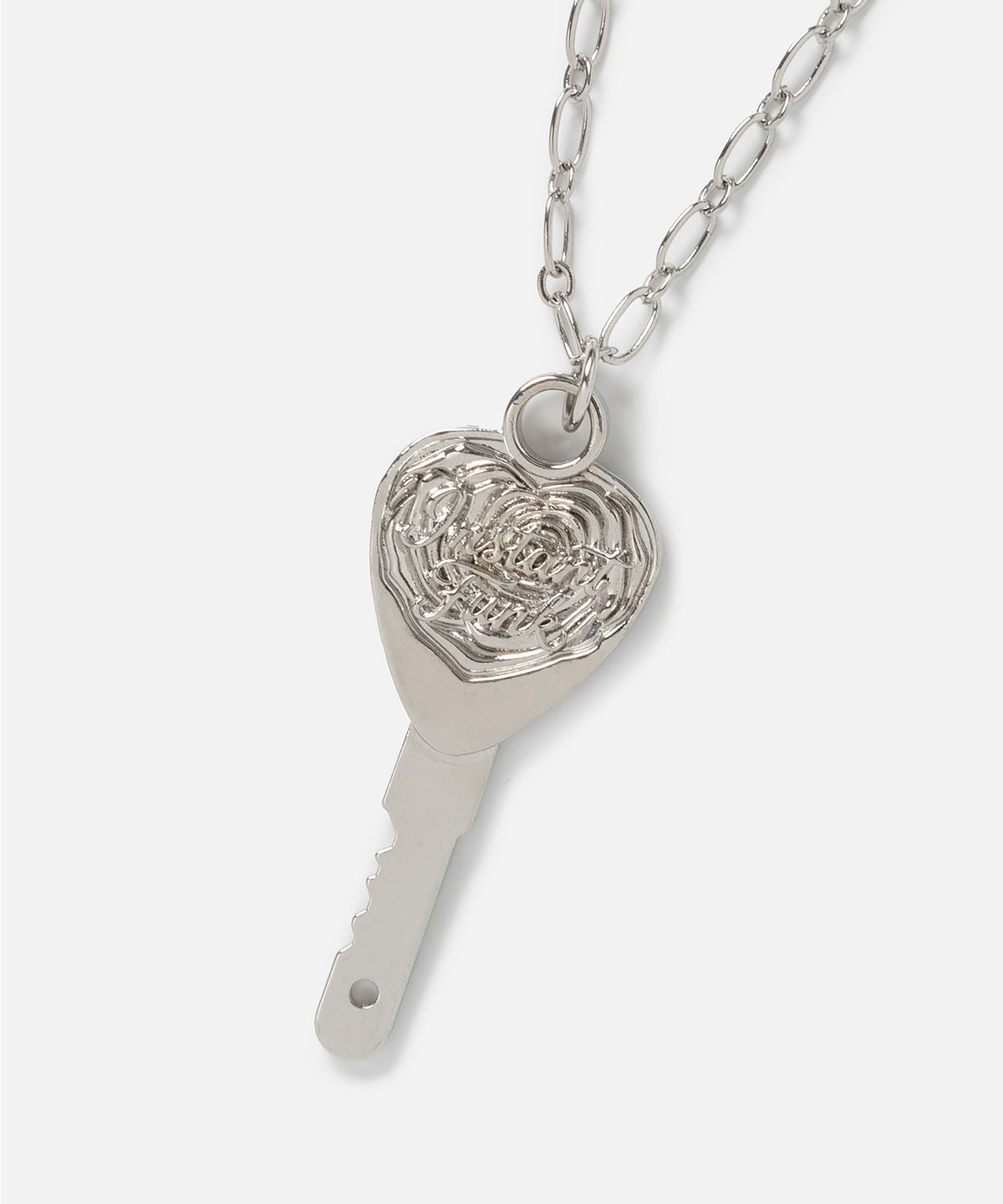 인스턴트펑크(INSTANTFUNK) KEY CHAIN LONG NECKLACE - SILVER
