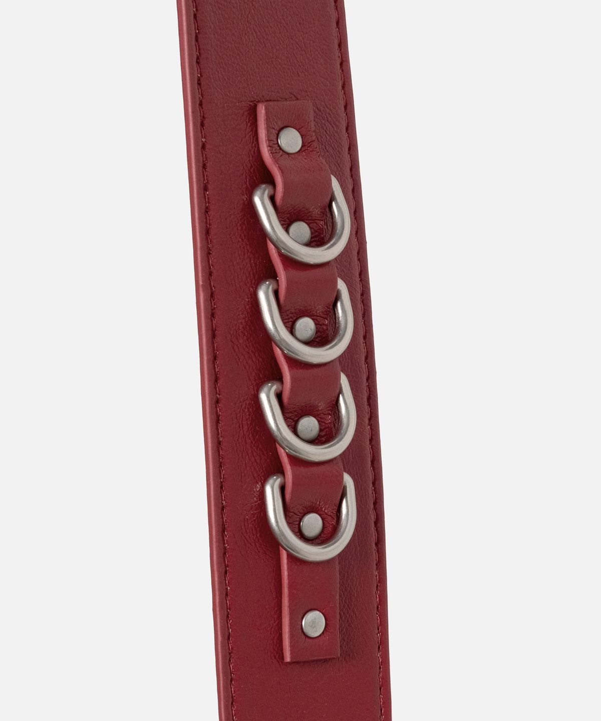 인스턴트펑크(INSTANTFUNK) BELTED HARDWARE BAG - RED