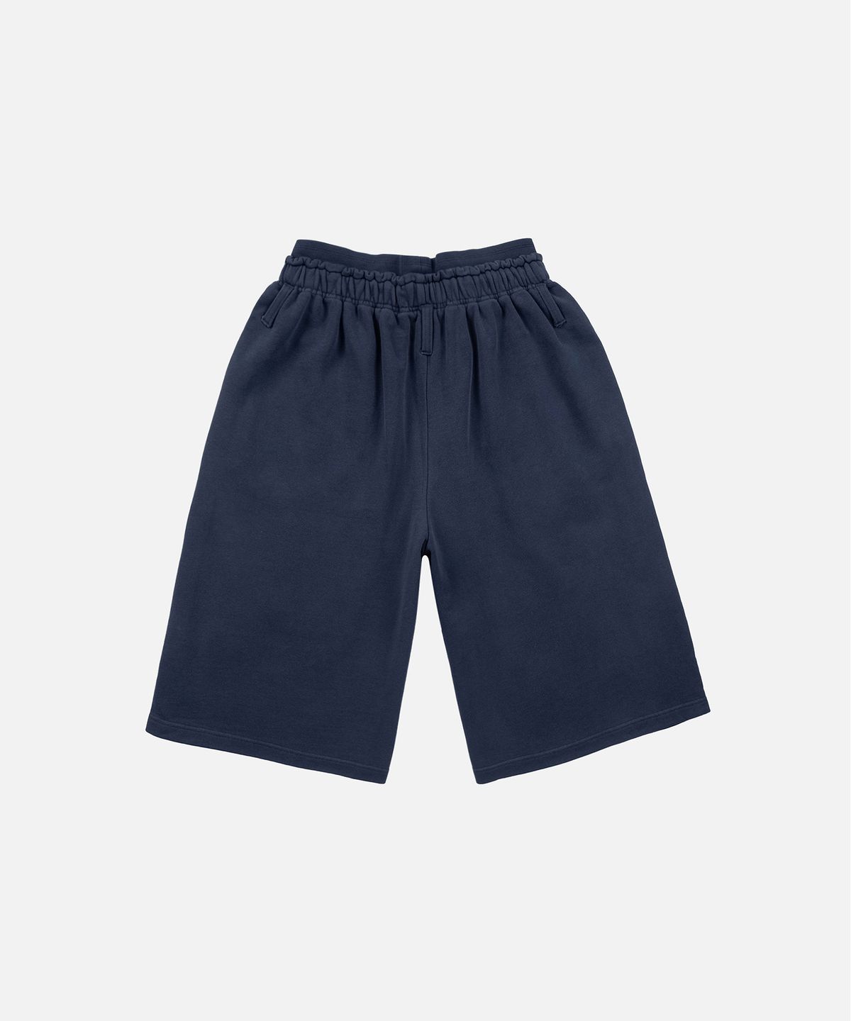 인스턴트펑크(INSTANTFUNK) WASHED DOUBLE WAIST BURMUDA PANTS - NAVY