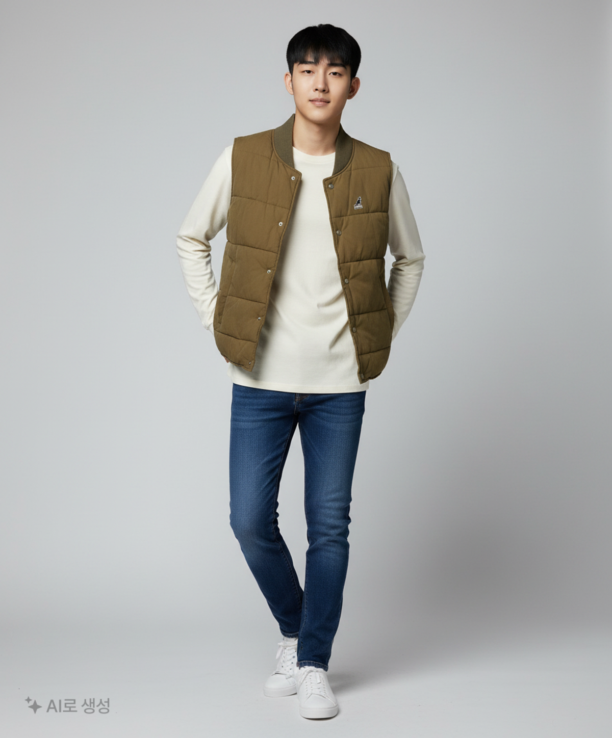 캉골(KANGOL) 패딩 베스트 L