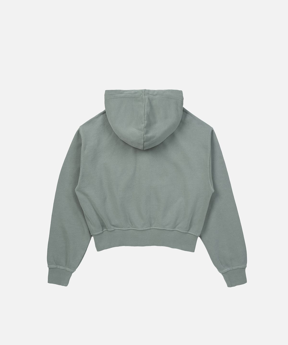 인스턴트펑크(INSTANTFUNK) WASHED CROPPED HOODIE - MINT