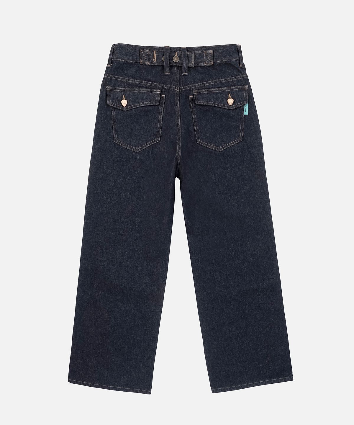 인스턴트펑크(INSTANTFUNK) LOW RISE BUCKLE DENIM - INDIGO