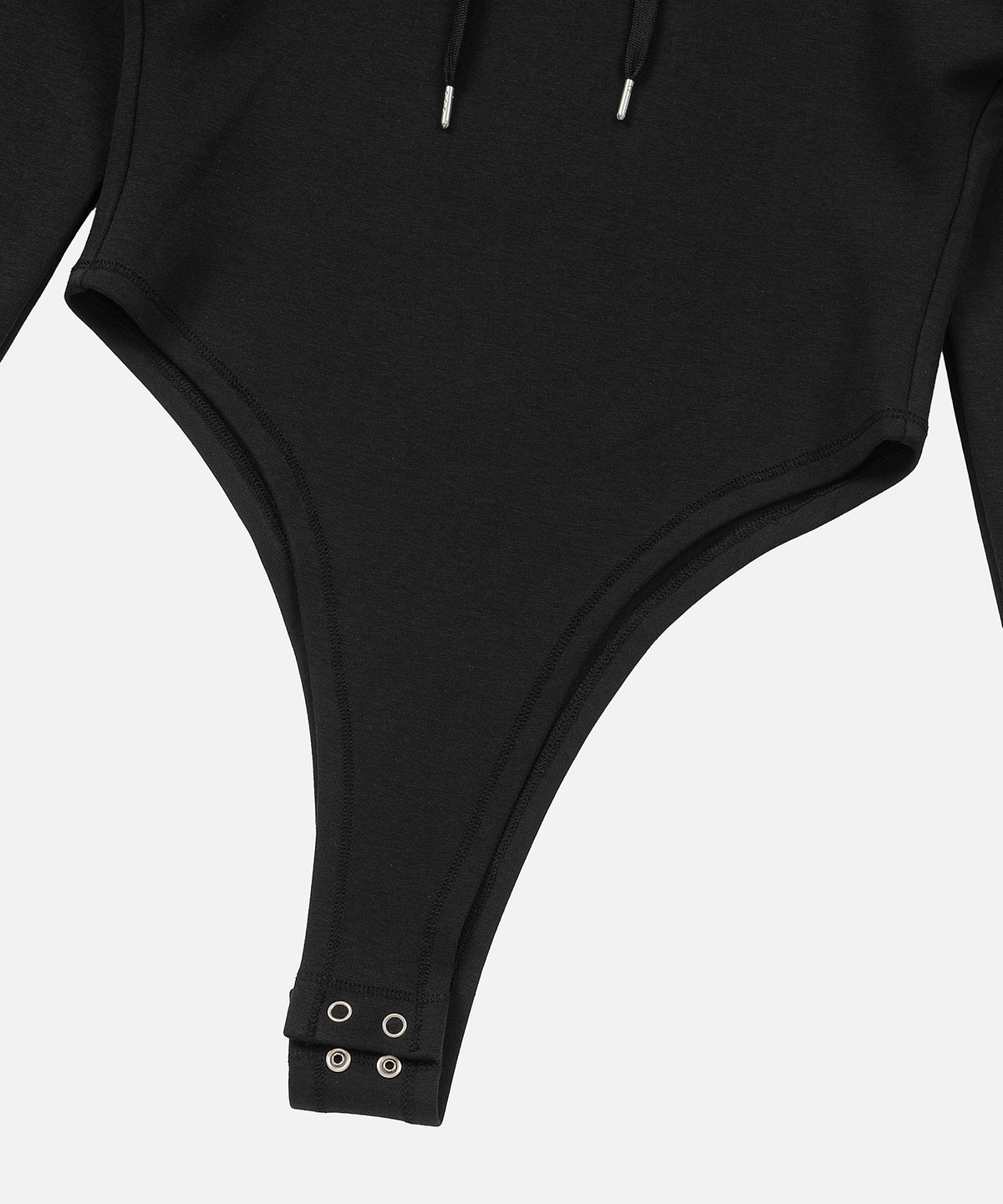 인스턴트펑크(INSTANTFUNK) HOOD BOLERO BODYSUIT - BLACK
