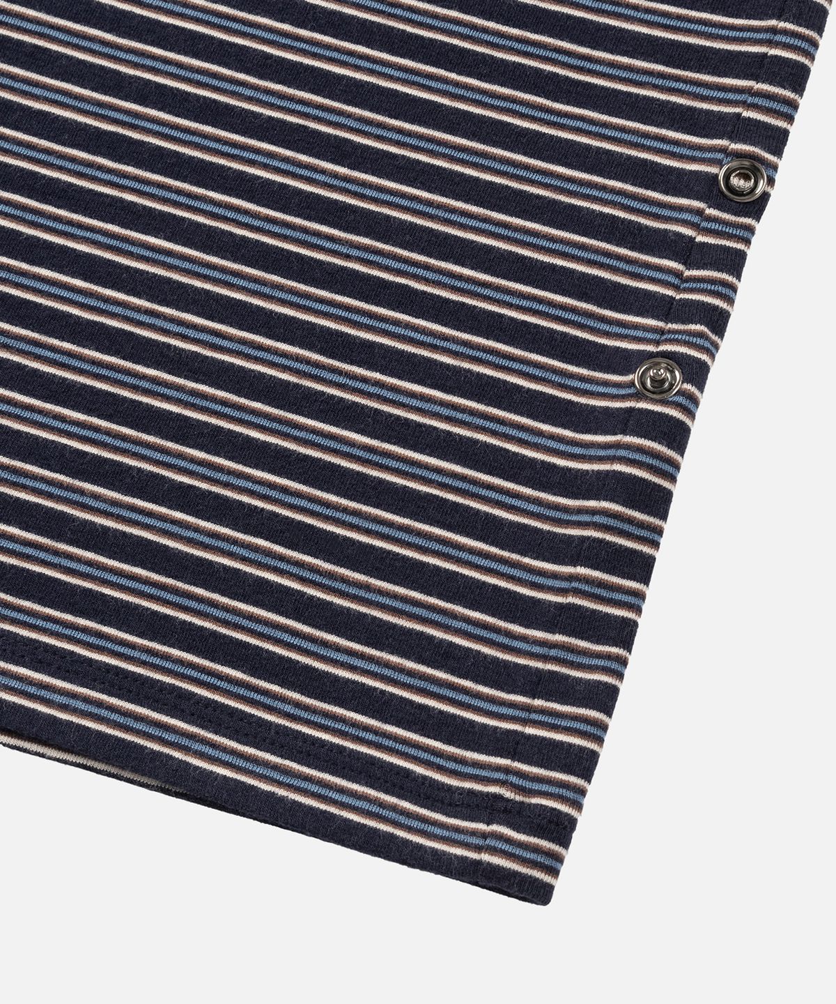 인스턴트펑크(INSTANTFUNK) STRIPE OFF SHOULDER NECK TEE - NAVY