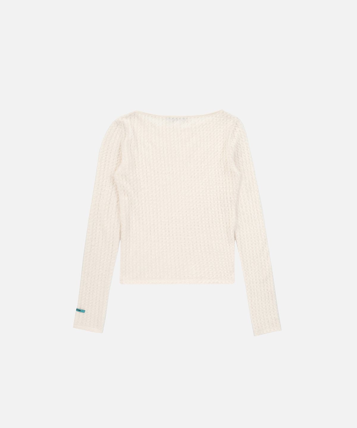 인스턴트펑크(INSTANTFUNK) FEATHER TEXTURE TEE - IVORY