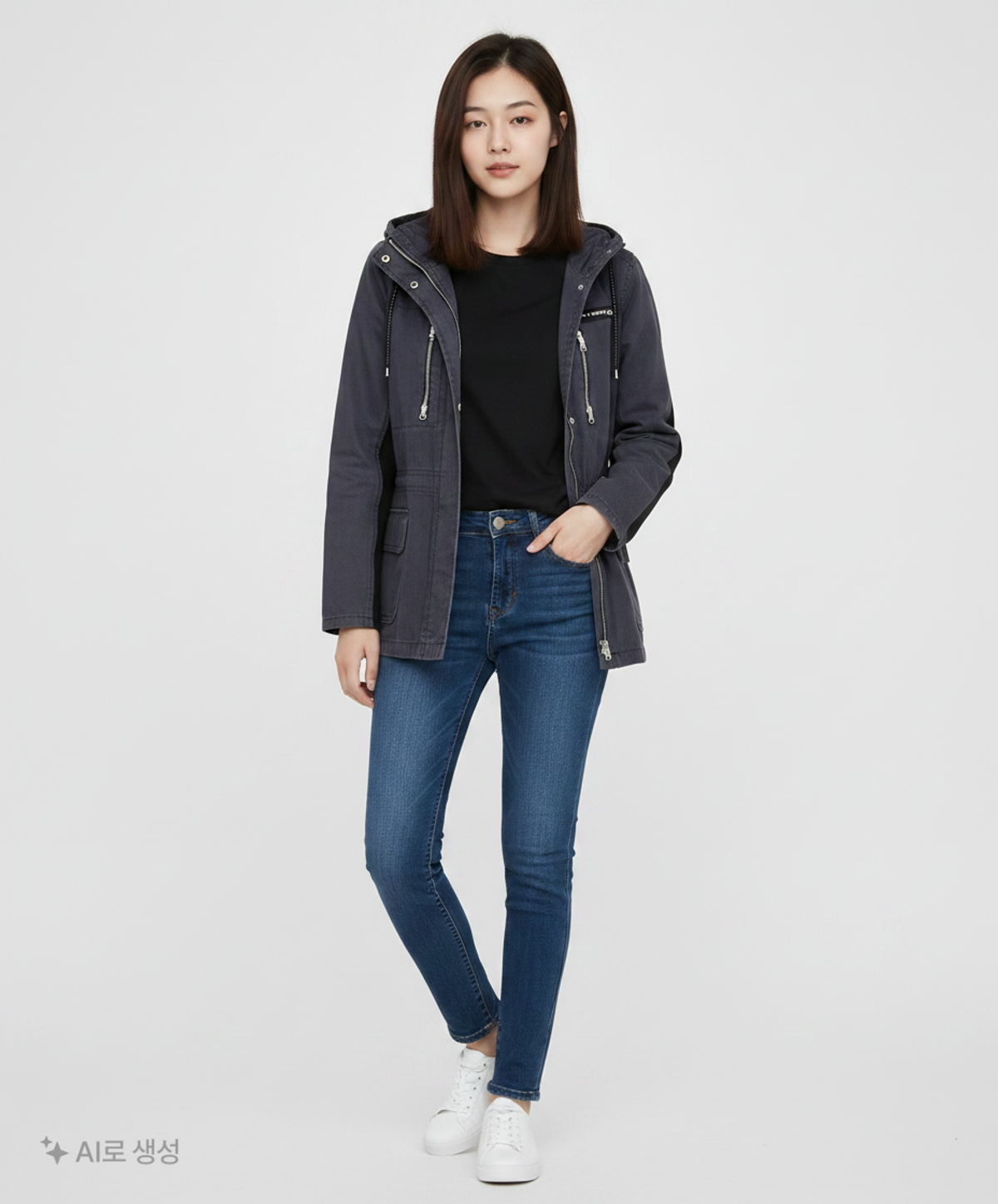 타미 걸(TOMMY GIRL) 사파리/헌팅 재킷 M