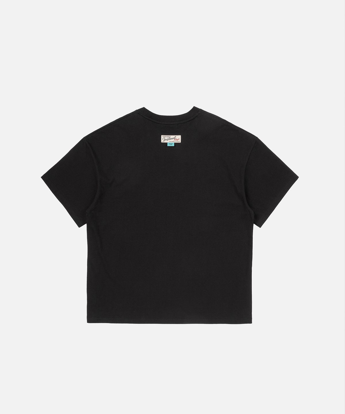 인스턴트펑크(INSTANTFUNK) STRANGER GRAPHIC OVERSIZE TEE - BLACK