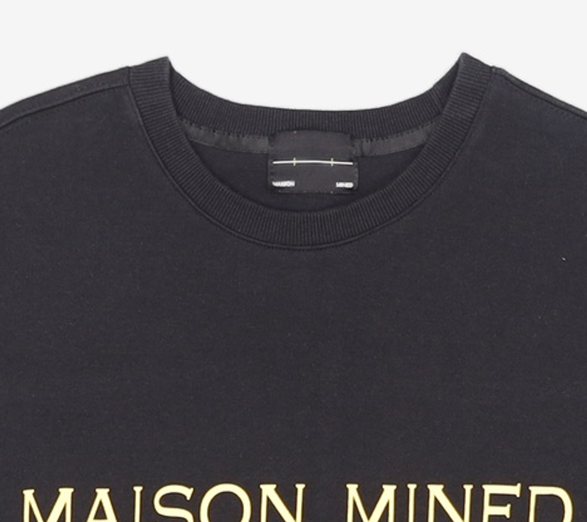 메종미네드(MAISON MINED) M-LOGO HALF SLEEVE BLACK L