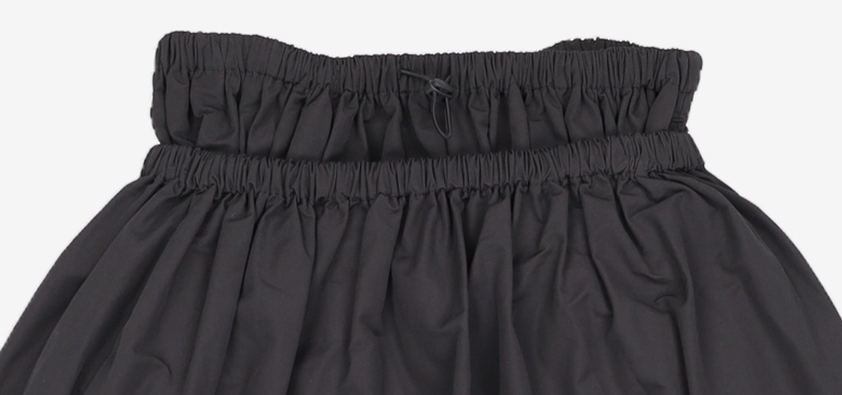 그로브(GROVE) ELO MIDI SKIRT (BLACK) S