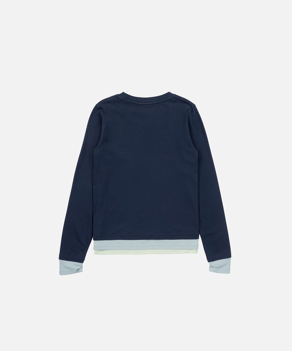 인스턴트펑크(INSTANTFUNK) ESSENTIAL COLOR BLOCK TEE - NAVY