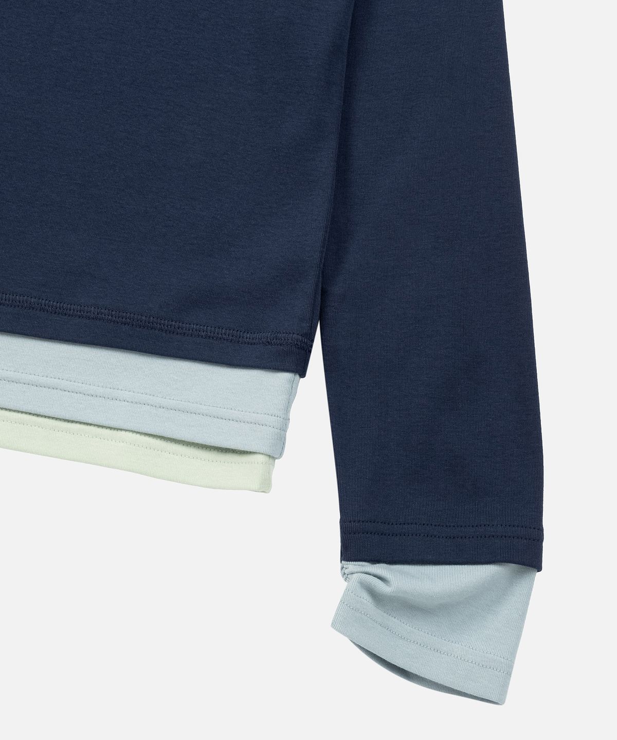 인스턴트펑크(INSTANTFUNK) ESSENTIAL COLOR BLOCK TEE - NAVY