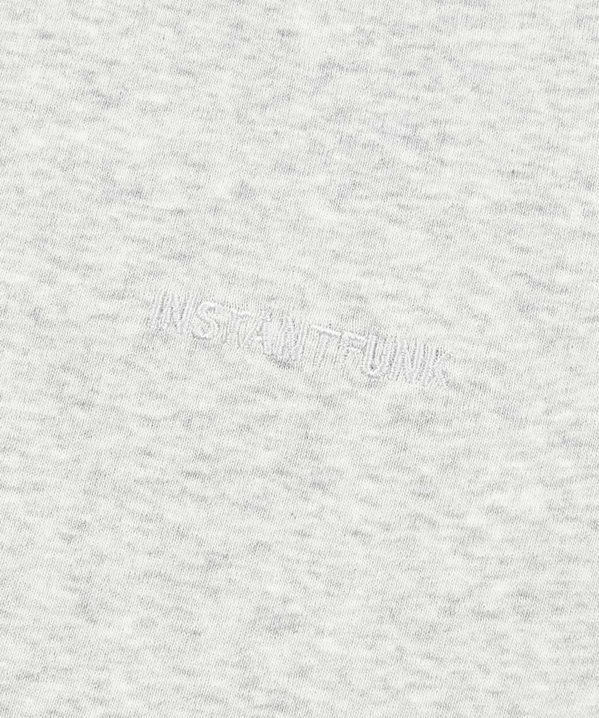 인스턴트펑크(INSTANTFUNK) ESSENTIAL COLOR BLOCK TEE - MELANGE GREY