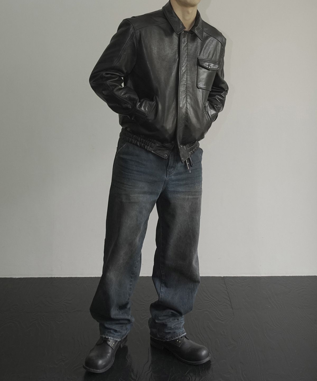 시도(SIIIIDO) BROCK DENIM JEANS(DIRTY WASHED)
