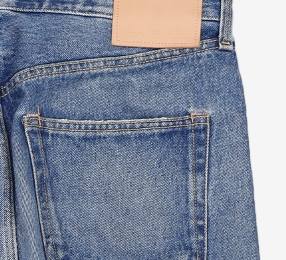 아크네 스튜디오(ACNE STUDIOS) 남성 루즈핏 데님 팬츠 - 미드 블루 / B00149863 L