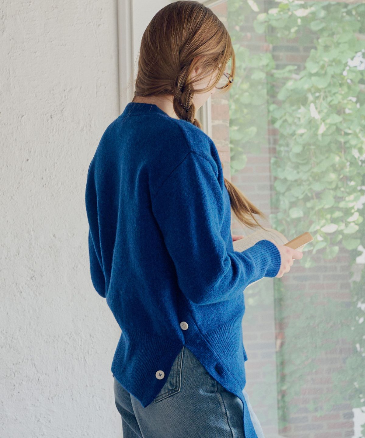 슬로우롤리(SLOWLOLLI) Essential knit cardigan_5 Colors