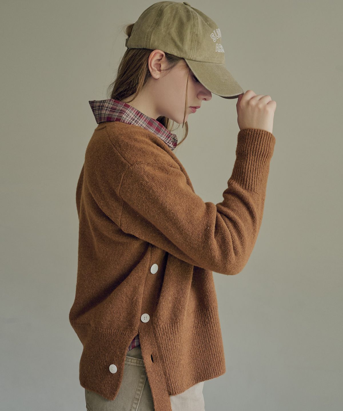 슬로우롤리(SLOWLOLLI) Essential knit cardigan_5 Colors