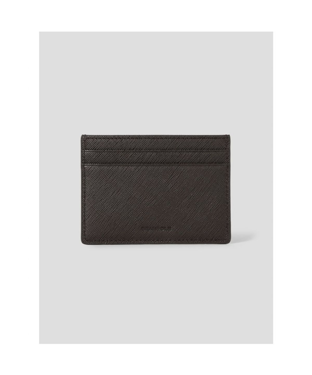 빈폴 액세서리(BEANPOLE ACCESSORY) 매일 낱장 카드지갑 - 브라운