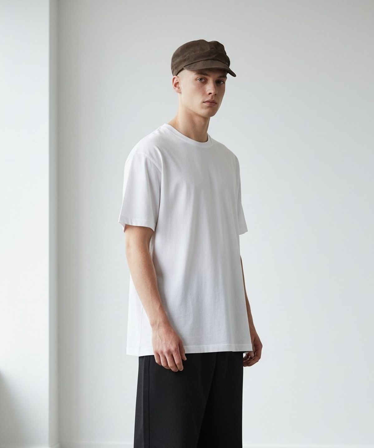 유니버셜 케미스트리(UNIVERSAL CHEMISTRY) Wire Soft Wrinkle Brown Marine Cap 주름모자