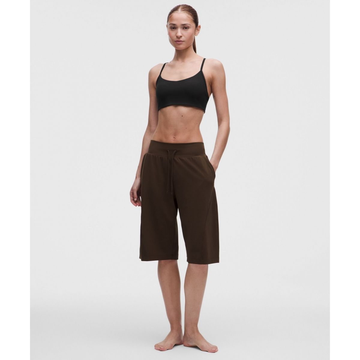 룰루레몬(LULULEMON) 플로우 Y 브라 라이트 서포트, A B컵 *업데이트 디자인  BLK