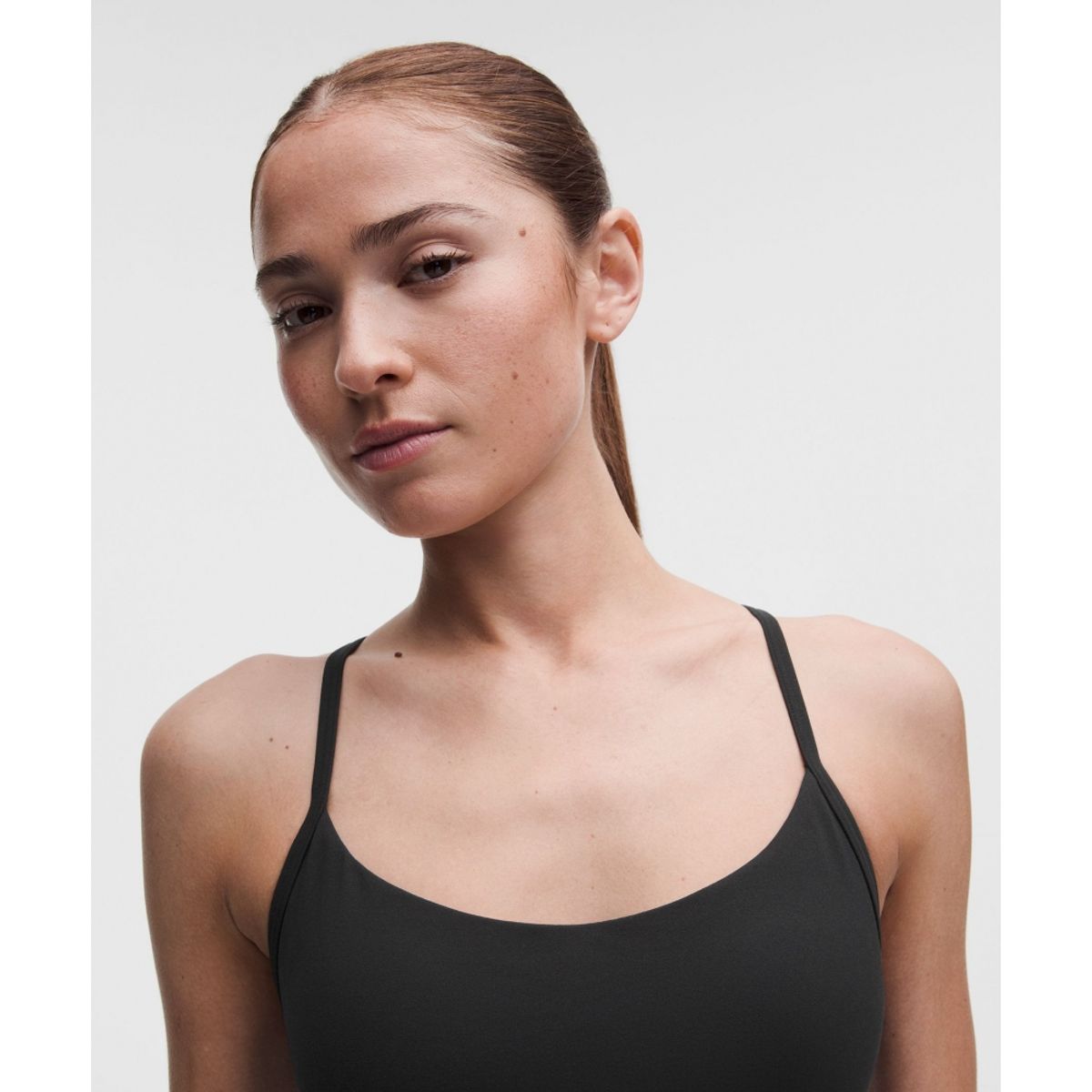 룰루레몬(LULULEMON) 플로우 Y 브라 라이트 서포트, A B컵 *업데이트 디자인  BLK