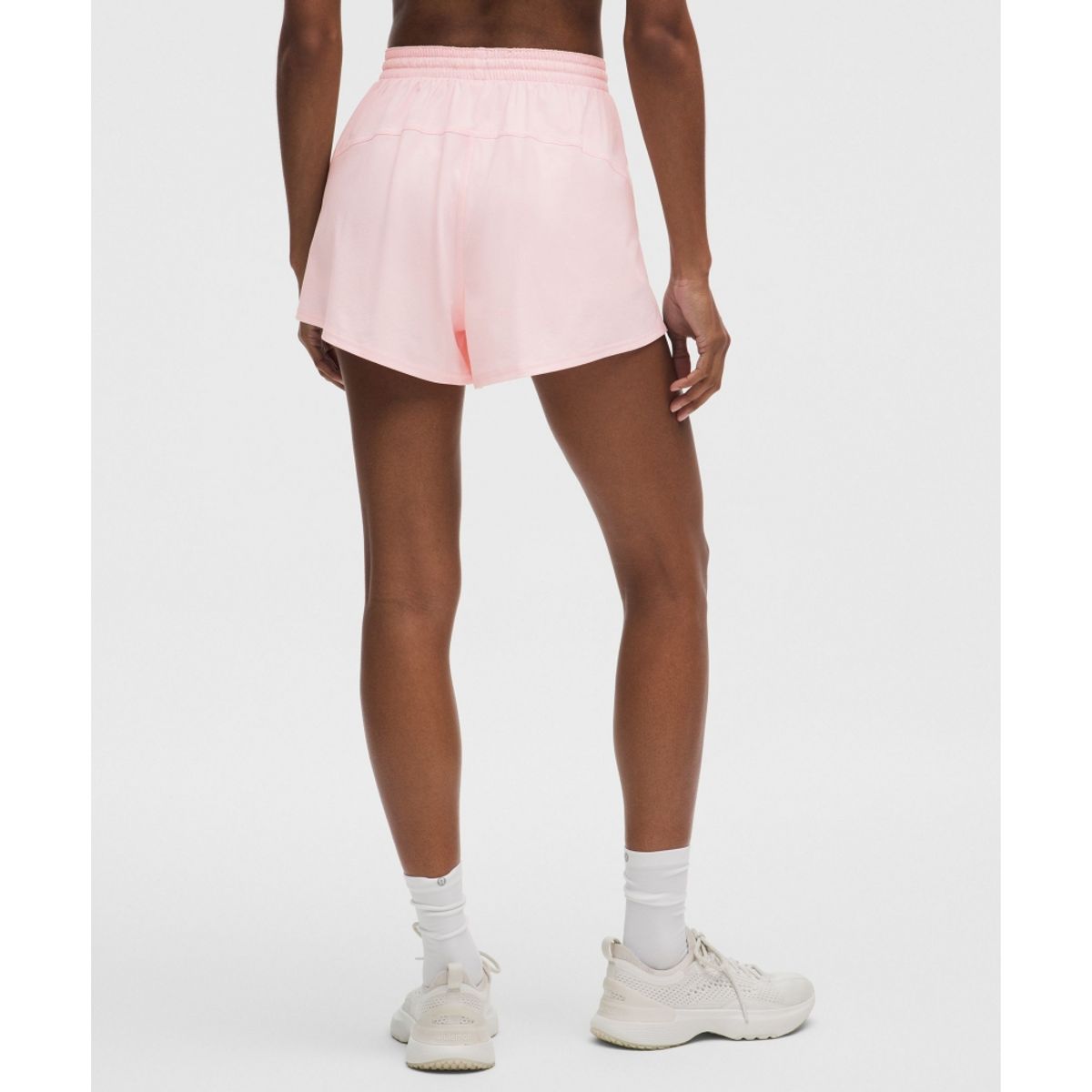 룰루레몬(LULULEMON) 코트 라이벌 하이라이즈 쇼츠 3inch  PIAR WHT