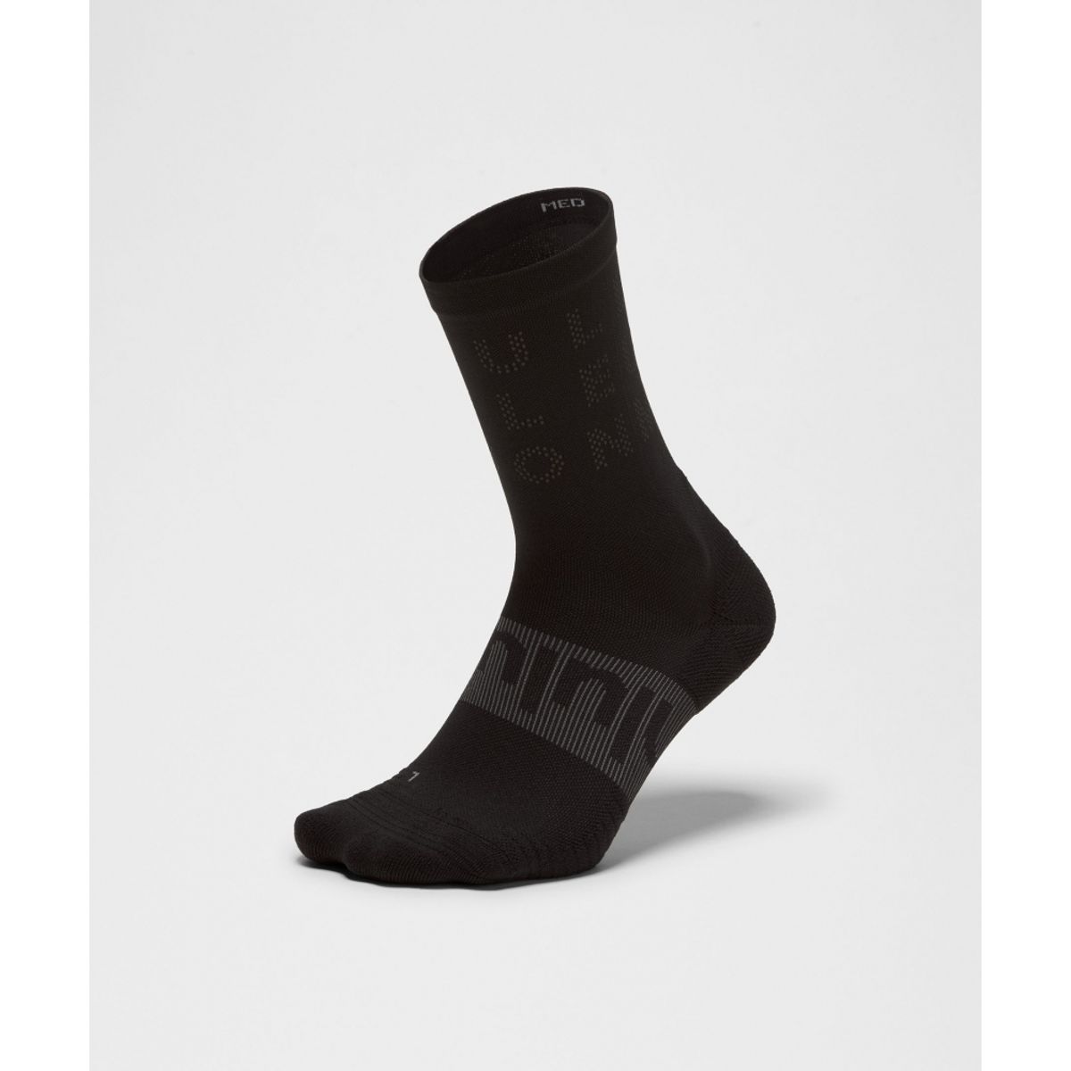 룰루레몬(LULULEMON) 유니섹스 파워 스트라이드 크루 삭스 *리플렉티브  BLK