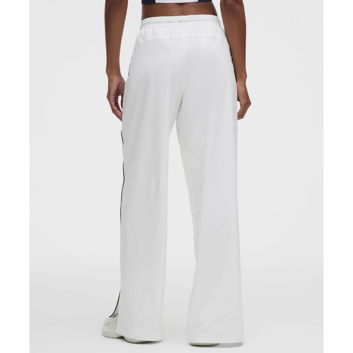 룰루레몬(LULULEMON) 코트 라이벌 와이드 레그 트랙 팬츠 레귤러 *콘트라스트 드로코드
