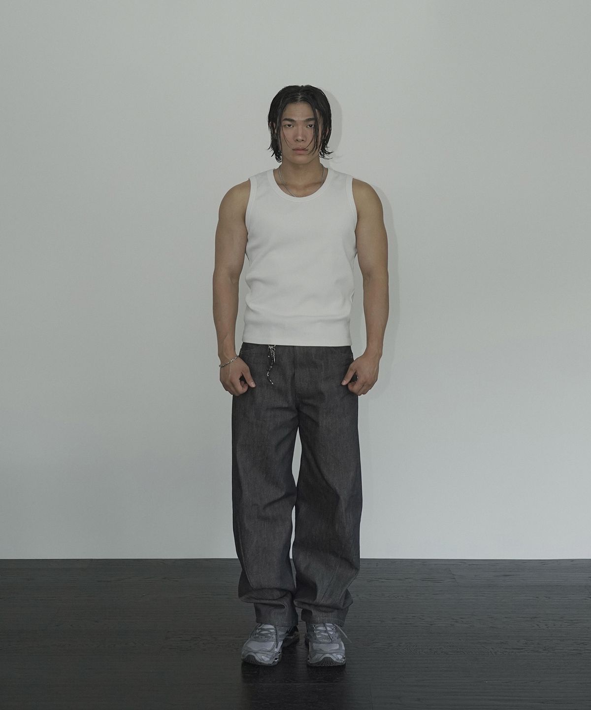 시도(SIIIIDO) ROCKY DENIM JEANS(INDIGO)