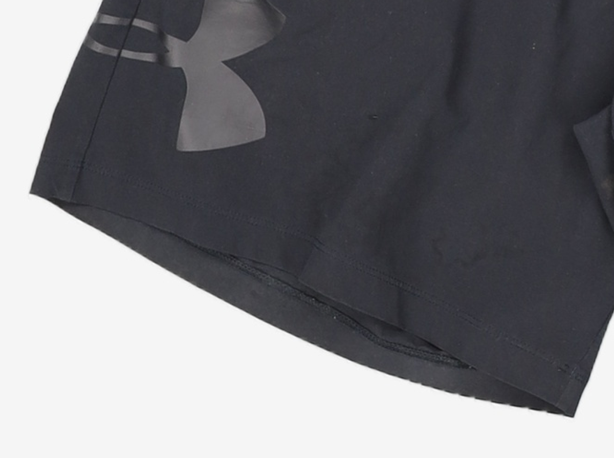 언더아머(UNDERARMOUR) 퀄리파이어 스피드포켓 브랜디드7인치 쇼츠 (블랙) XL