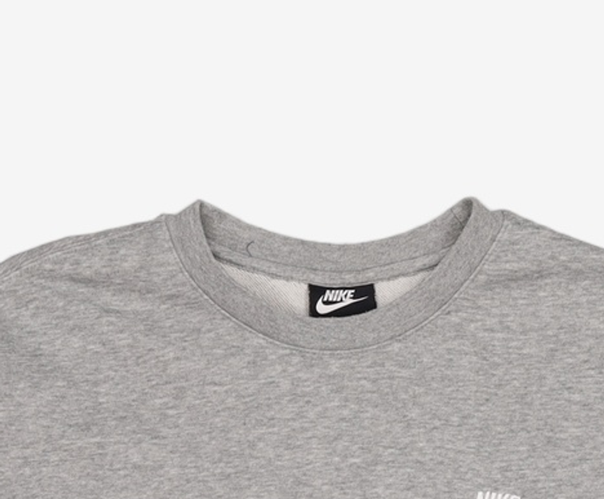 나이키(NIKE) 스포츠웨어 클럽 프렌치 테리 크루 M - 다크 그레이 헤더:화이트 / BV2667-063 XL