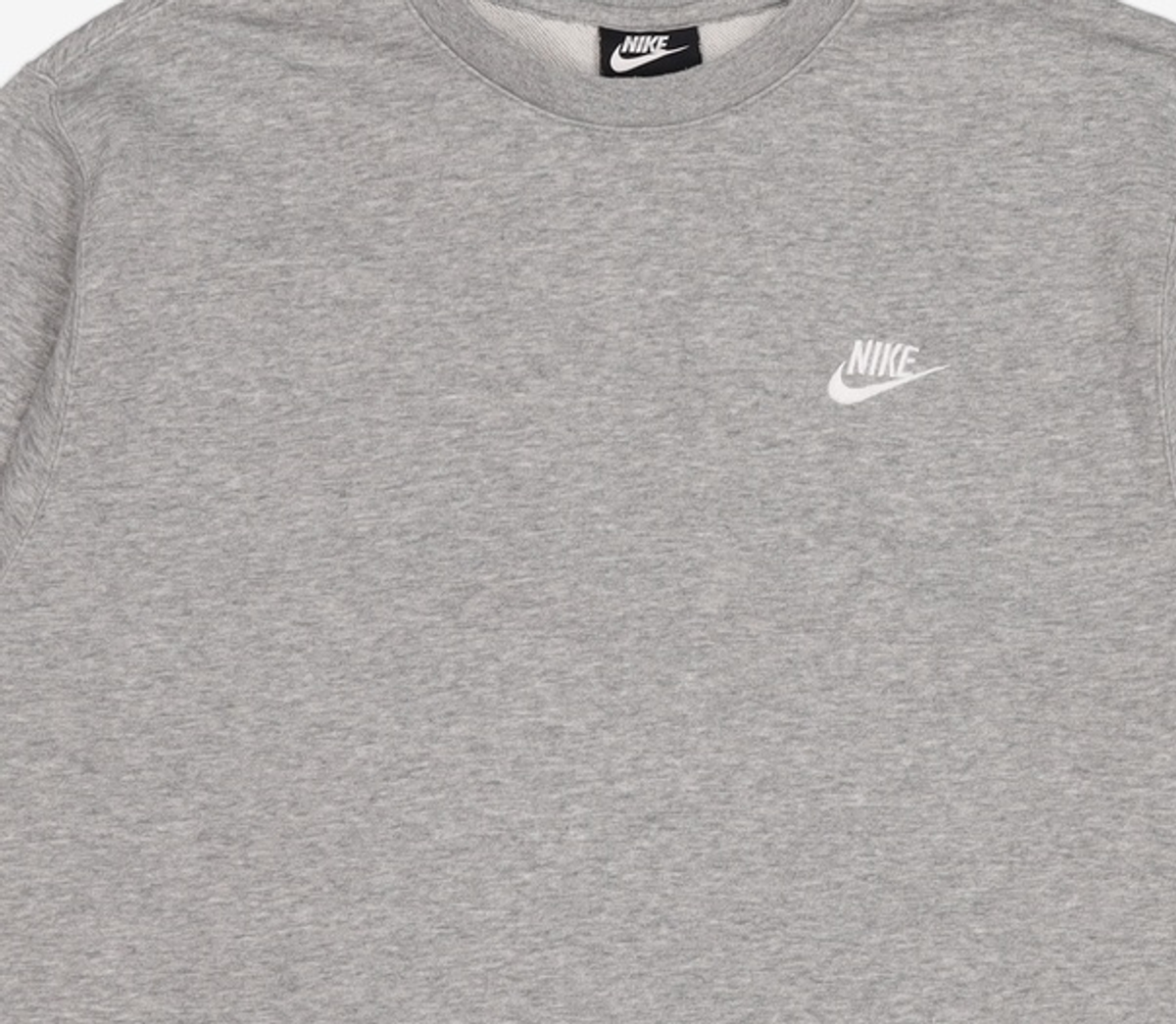 나이키(NIKE) 스포츠웨어 클럽 프렌치 테리 크루 M - 다크 그레이 헤더:화이트 / BV2667-063 XL
