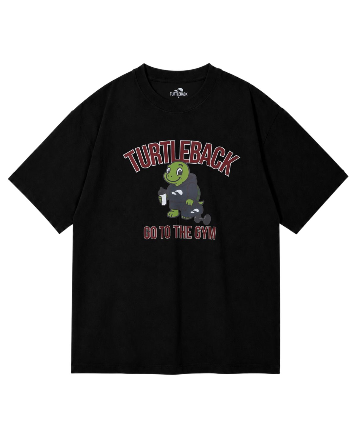 터틀백(TURTLEBACK) 웨이트 부기 하드스티치 오버핏 반팔티_2color
