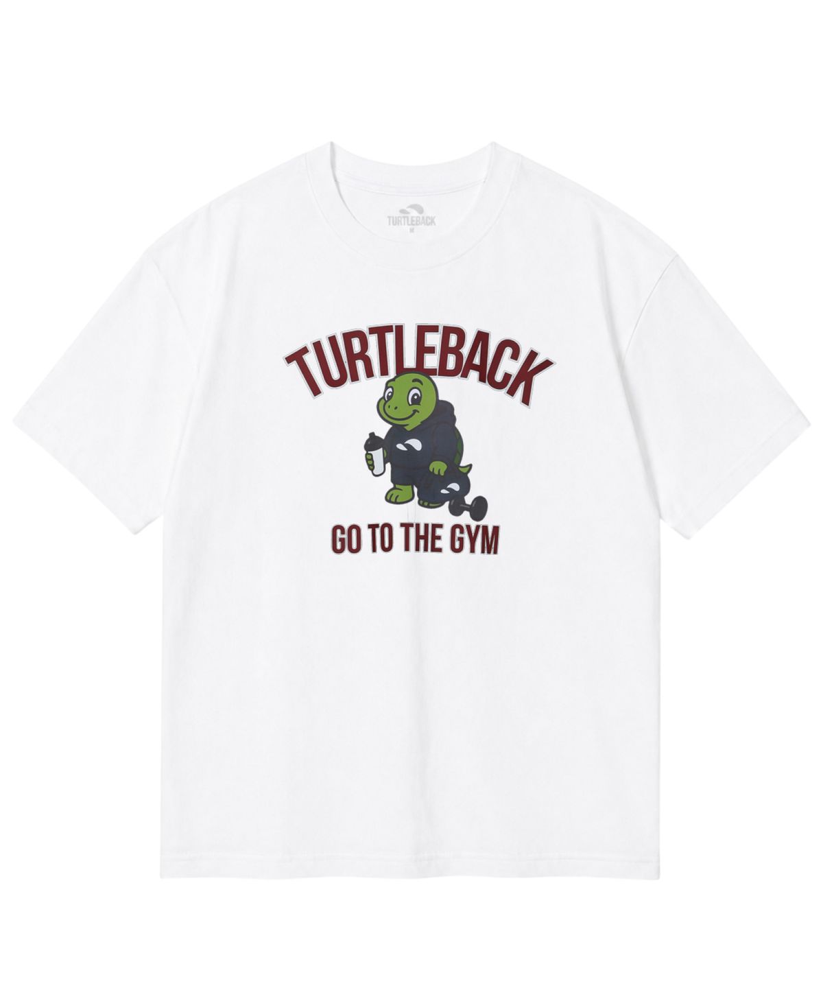 터틀백(TURTLEBACK) 웨이트 부기 하드스티치 오버핏 반팔티_2color