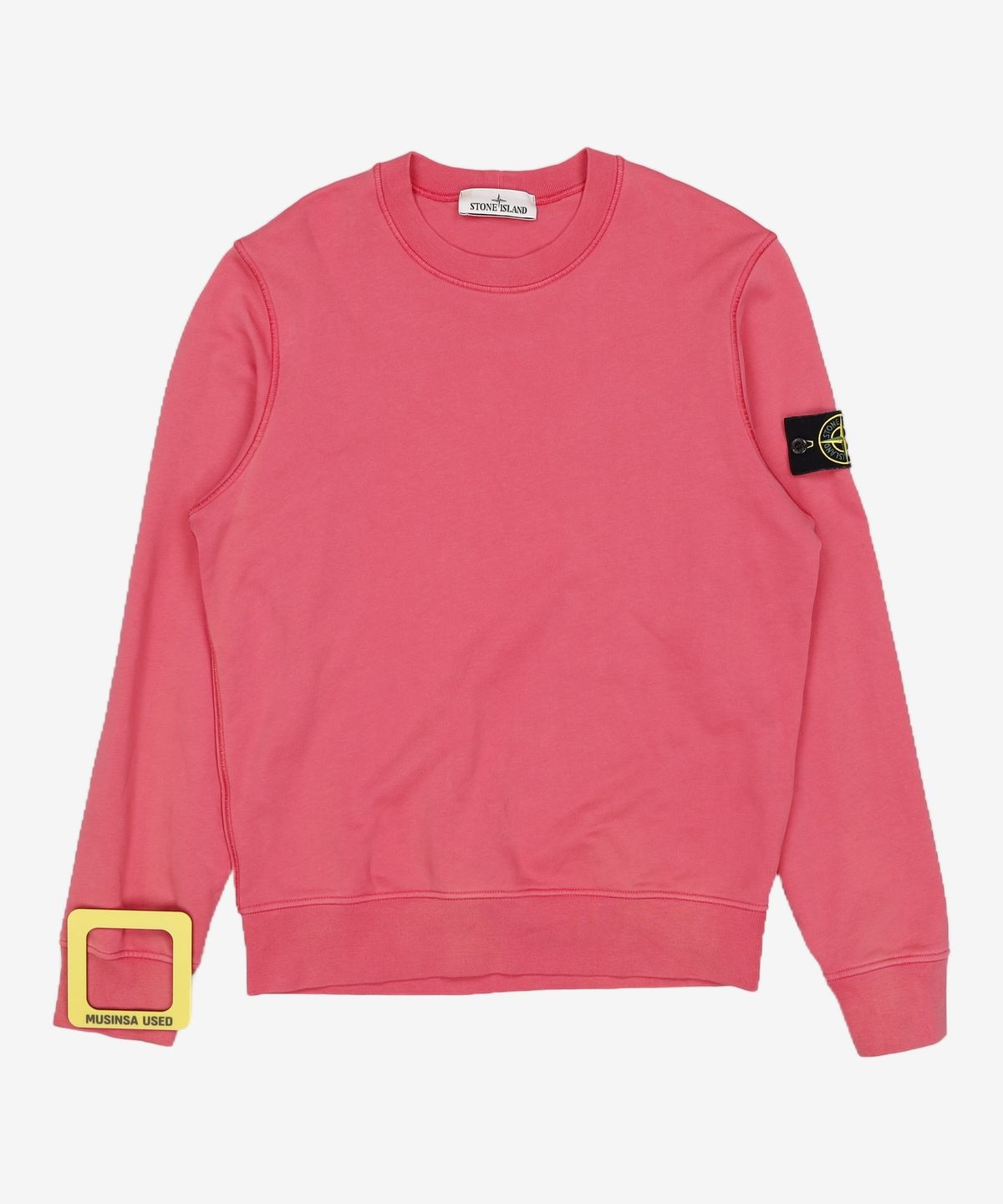 스톤아일랜드(STONE ISLAND) 남성 와펜 패치 맨투맨 - 도브 그레이 / 101563051V0092 M
