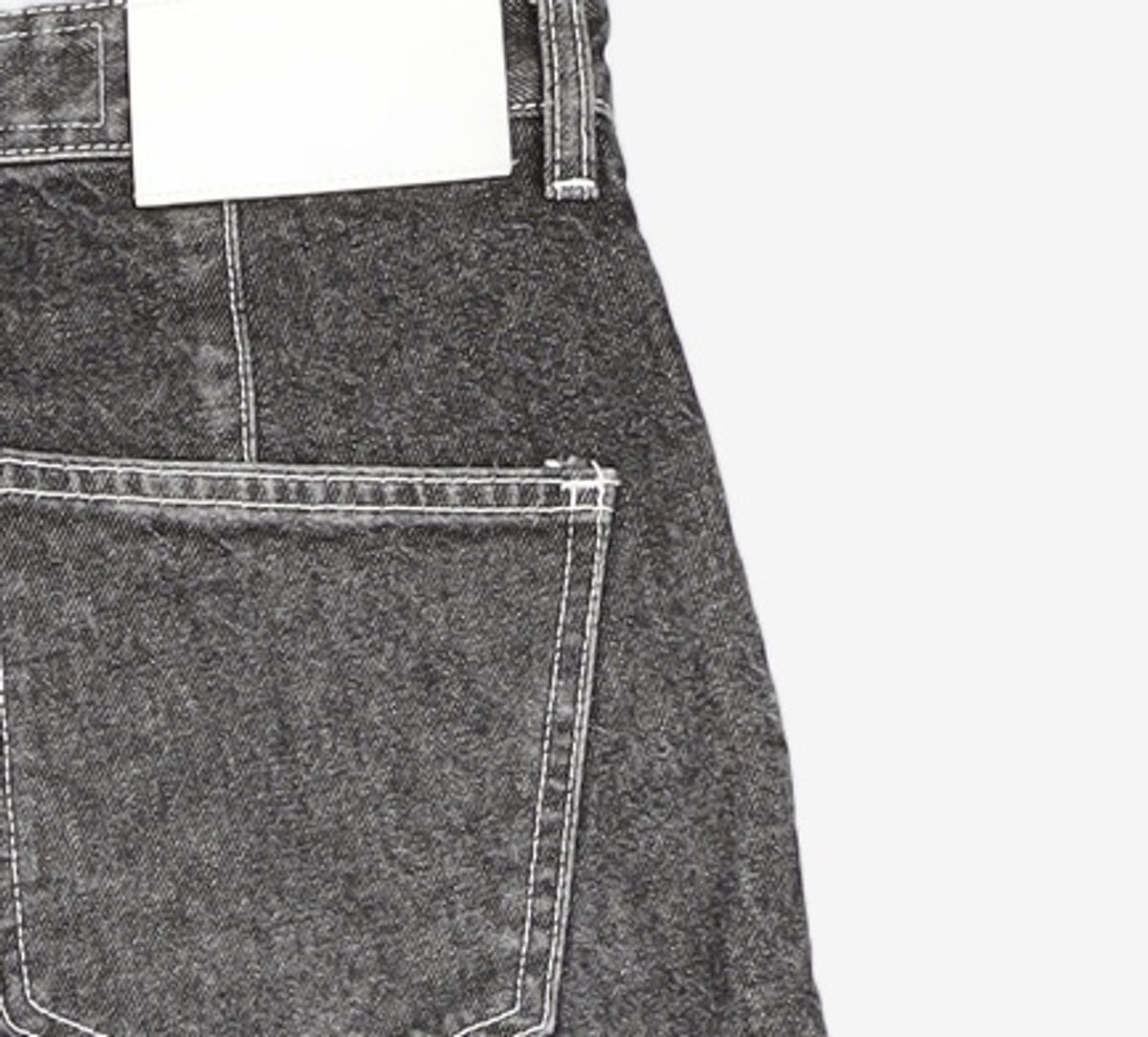 데케트(DECET) [AMC 데님]Dawn 1Pleats Jeans DCPT023RawBlack 28