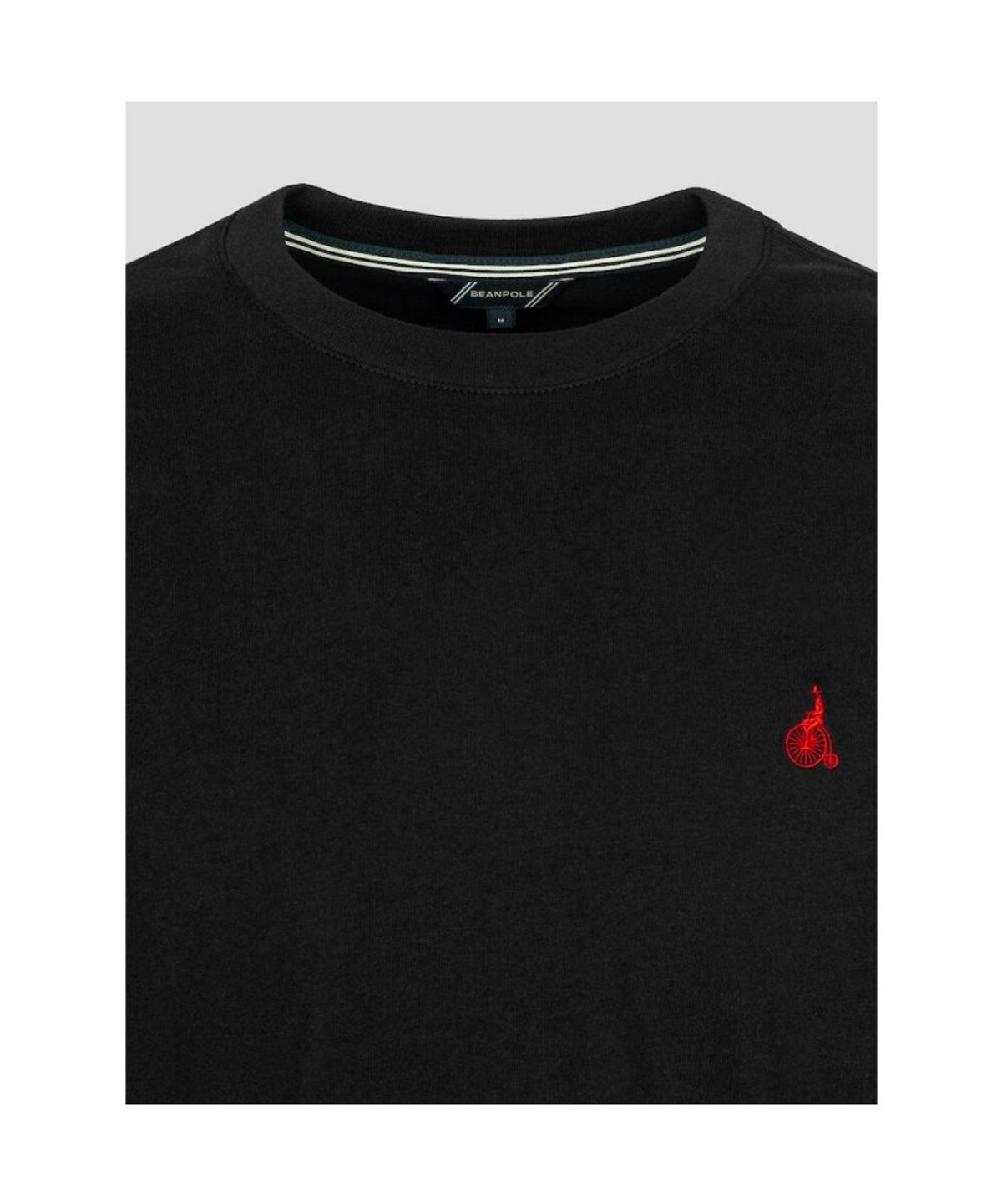 빈폴 멘(BEANPOLE MEN) [Essential] 남녀공용 라운드넥 티셔츠  블랙