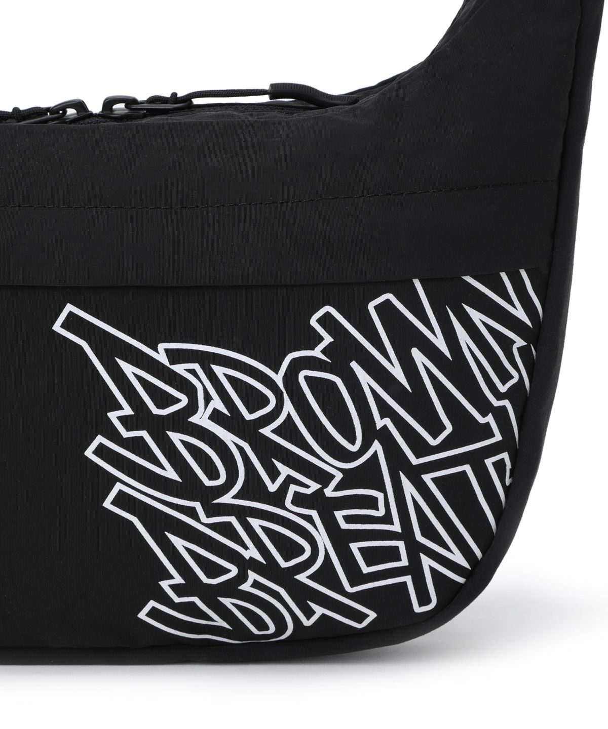 브라운브레스 키즈(BROWNBREATH KIDS) KIDS TAG HOBO CROSS BAG - BLACK