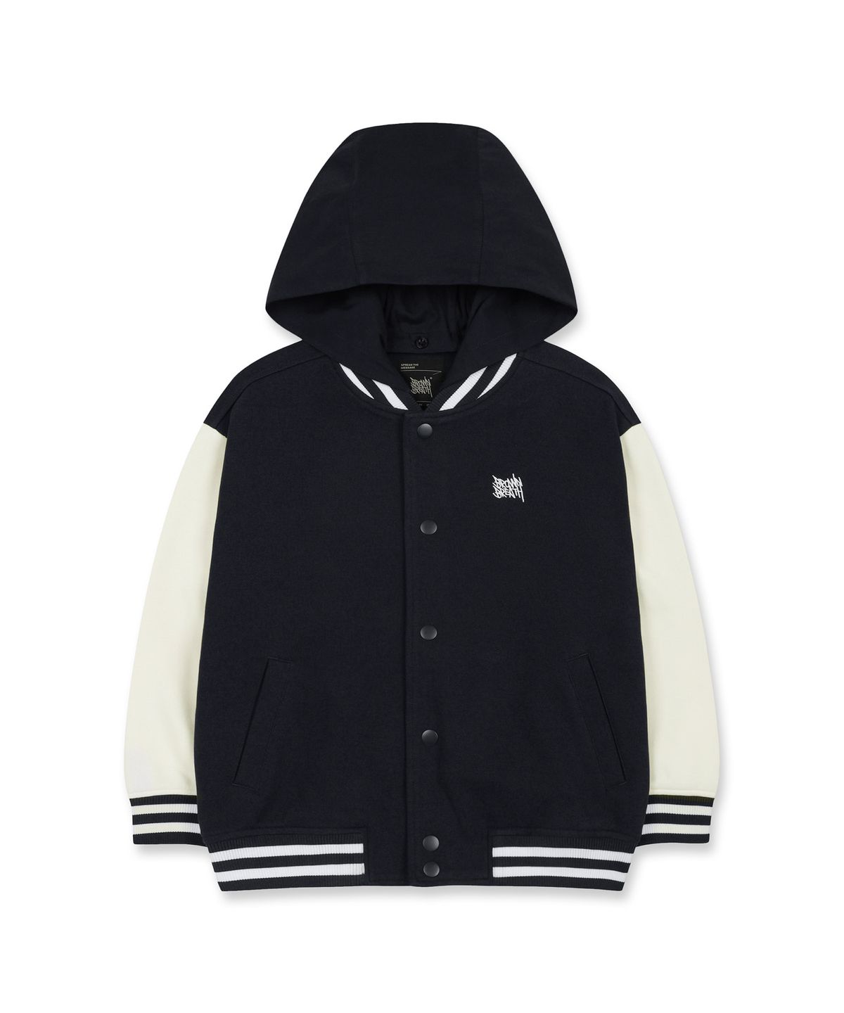 브라운브레스 키즈(BROWNBREATH KIDS) KIDS VARSITY HOOD JUMPER - NAVY