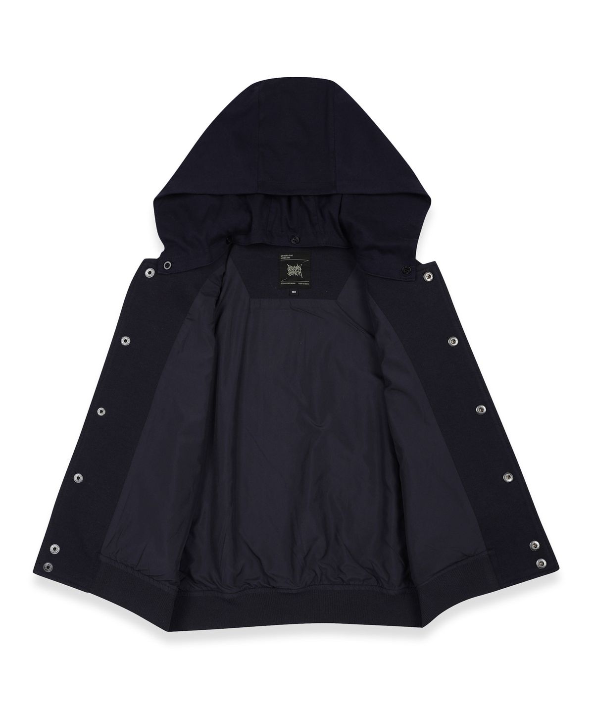 브라운브레스 키즈(BROWNBREATH KIDS) KIDS VARSITY HOOD JUMPER - NAVY