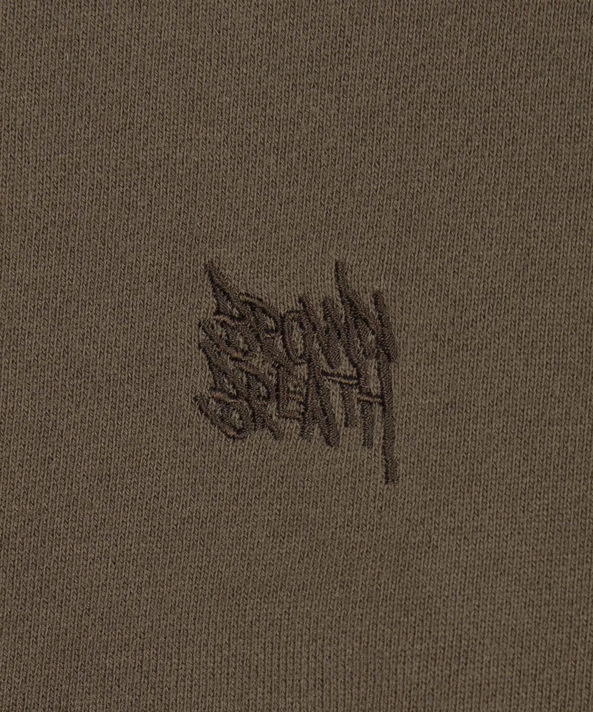 브라운브레스 키즈(BROWNBREATH KIDS) KIDS SPRAYED TAG HOOD ZIP UP  - BROWN