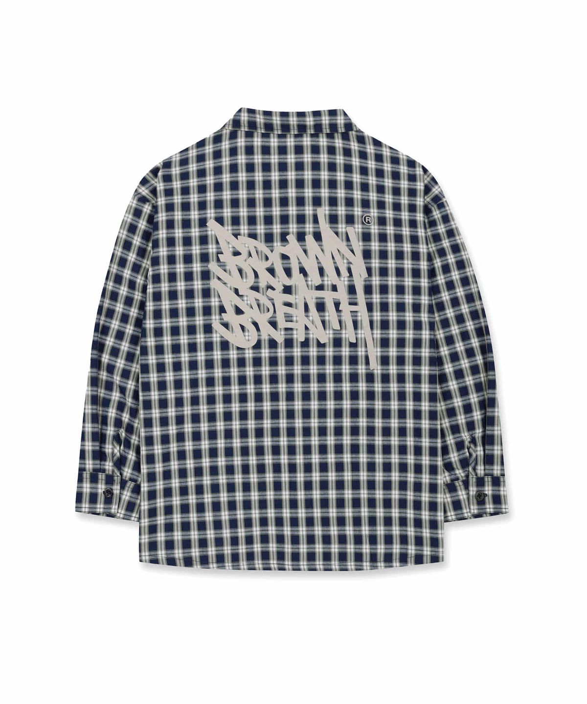 브라운브레스 키즈(BROWNBREATH KIDS) KIDS TAG CHECK SHIRT - NAVY