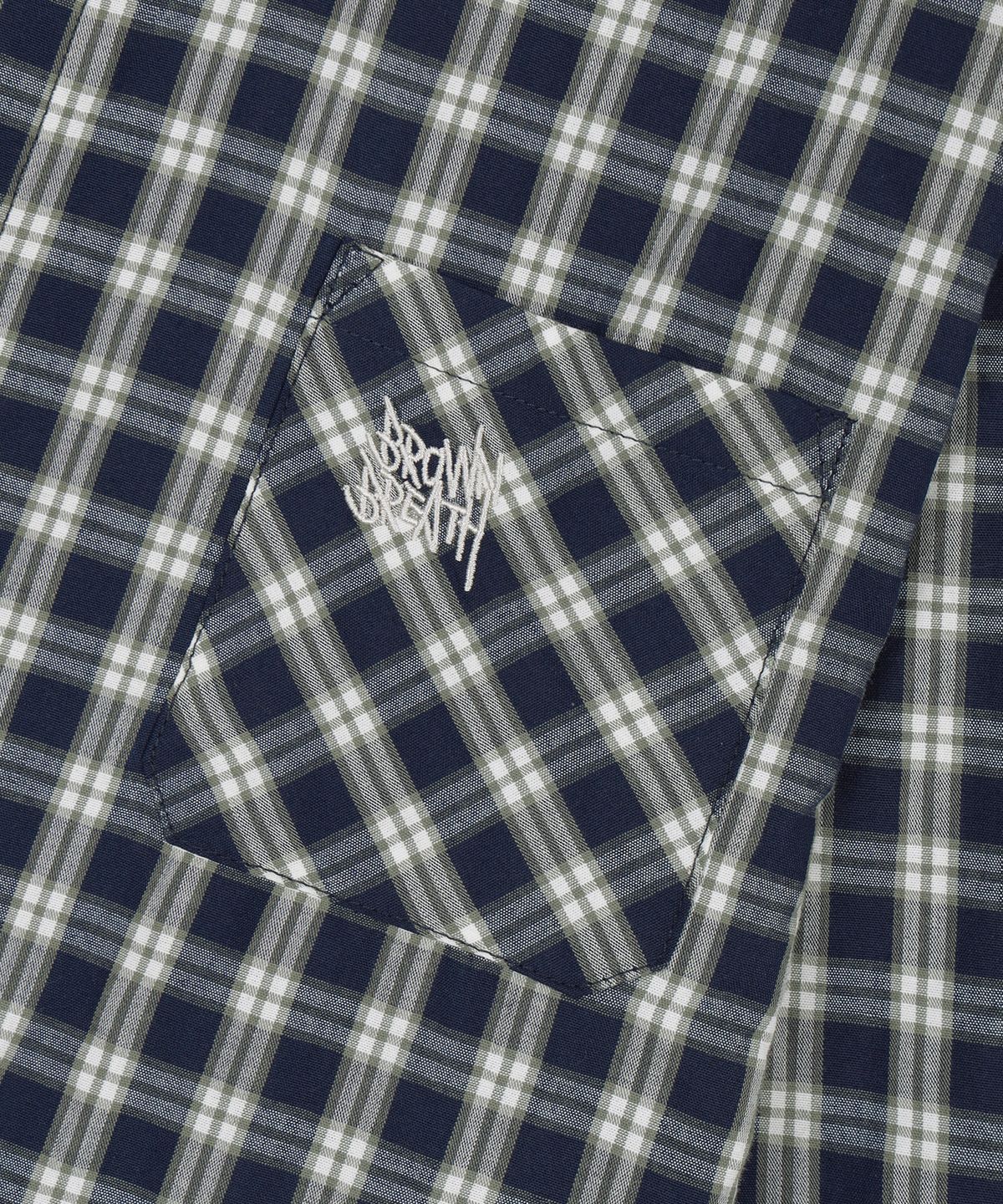 브라운브레스 키즈(BROWNBREATH KIDS) KIDS TAG CHECK SHIRT - NAVY