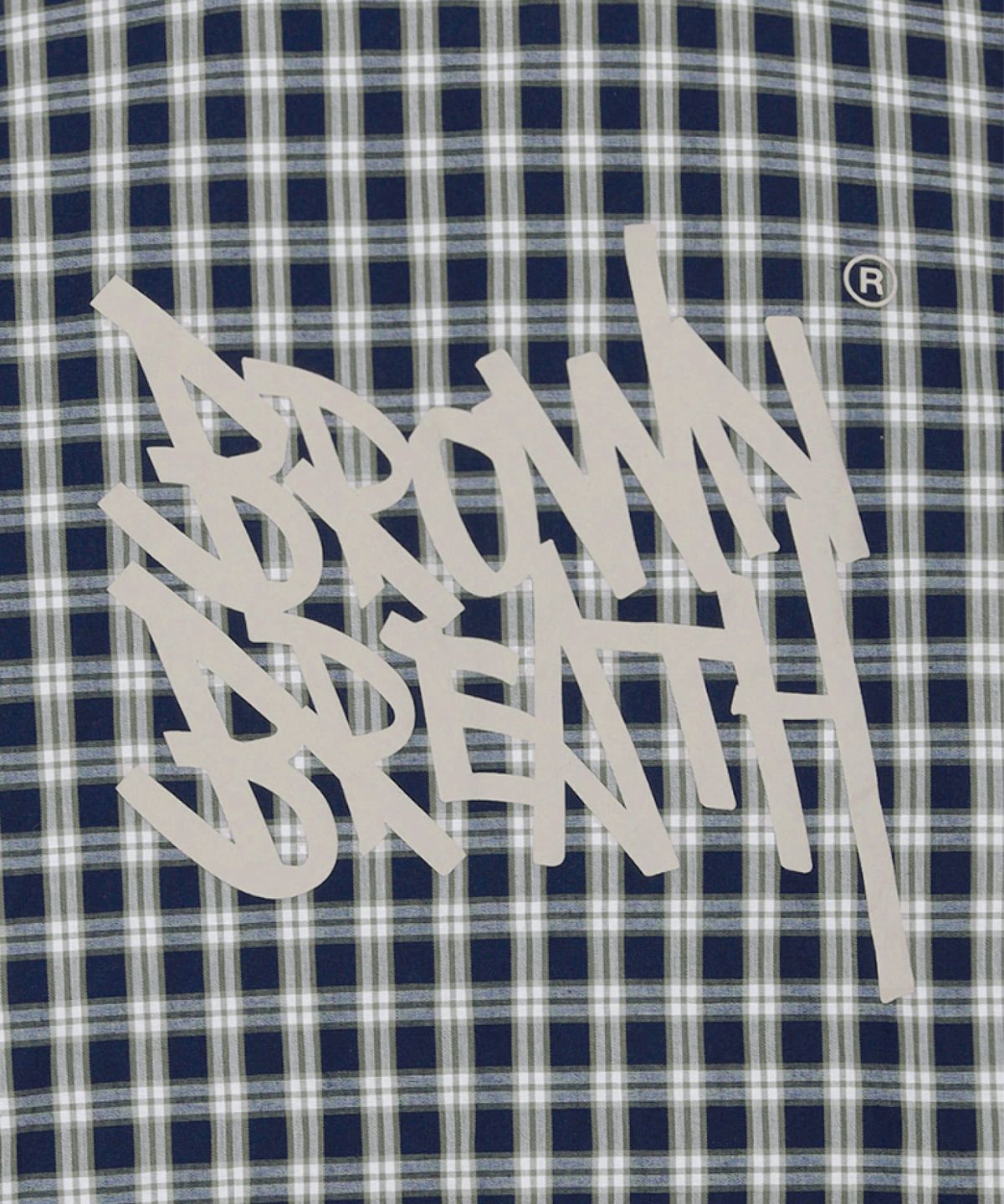 브라운브레스 키즈(BROWNBREATH KIDS) KIDS TAG CHECK SHIRT - NAVY