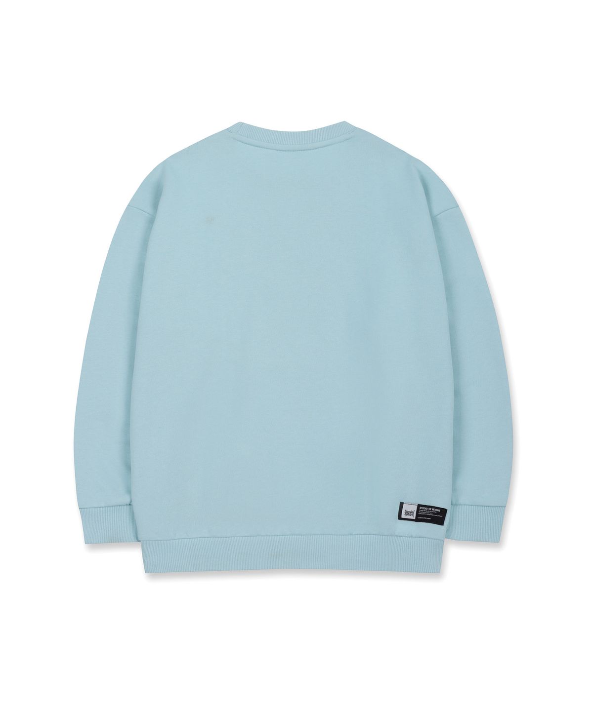 브라운브레스 키즈(BROWNBREATH KIDS) KIDS BEAR TAG CREWNECK - SKY BLUE